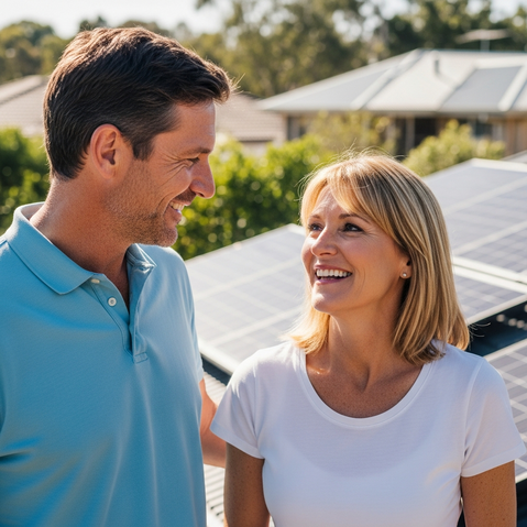 vecinos compartiendo energía