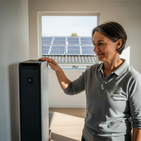 sistema almacenamiento energía casa